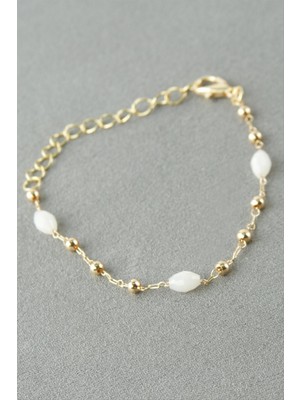 Osense Oval Kristal Taşlı Bileklik