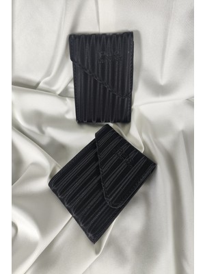 Belirtilmemiş Siyah Kadın Cüzdanı Çıtçıtlı Kapaklı, Kartlık