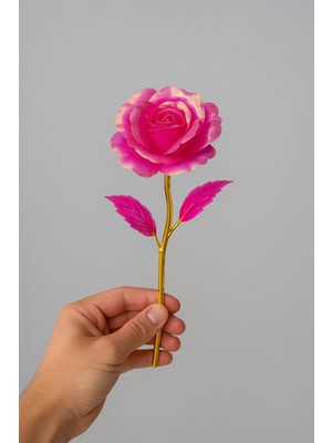 Seymen Bıçakçılık Kristal Gül – Işıklı Dekoratif Cam Gül Hediyesi | Özel Gün Hediyelik Rose Flower