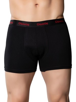 Gümüş 3074 6'lı Erkek Likralı Spor Boxer