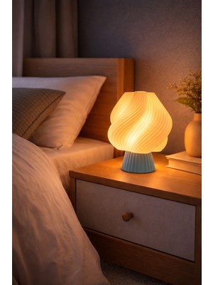 Neolab Lumatwist Masa Lambası (Mavi-Beyaz)