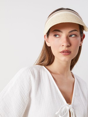 Lc Waikiki Yeni Sezon Kadın Hasır Vizör Şapka