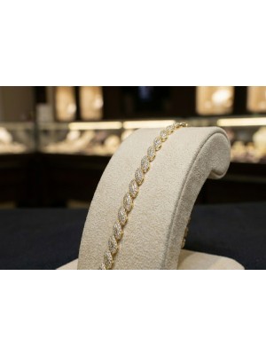 Xuping 14K Altın Kaplama Taşlı Bileklik