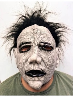 Tp Buğz Michael Myers Siyah Saçlı Yüz Maskesi