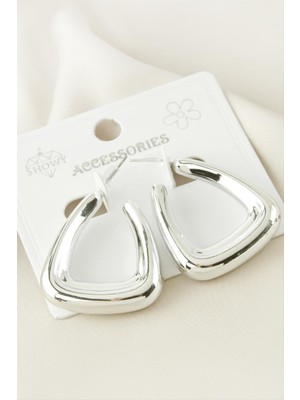 Osense Oval Plastik Küpe