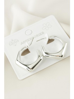 Osense Oval Plastik Küpe