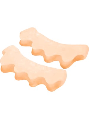 Mawrond Yumuşak, Ten Renkli Silikon, Ayak 5 Parmak Duruş Düzeltici,parmak Ayırıcı, Rahatlatıcı,makaralı Bunyon