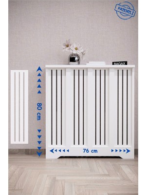 Normadia Beyaz Efes Model Dresuar, Petek Kaplama, Iç Ölçü 76 Cm, Dış Ölçü 80 cm