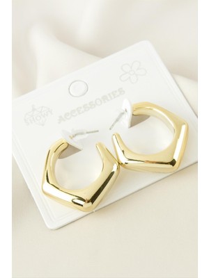 Osense Oval Plastik Küpe