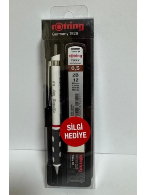 Tp Versatil Beyaz Kalem 0.5+Min+Silgi Hediye