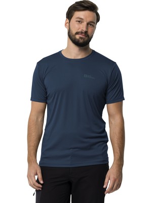 Jack Wolfskin Tech Erkek Kahverengi Tişört