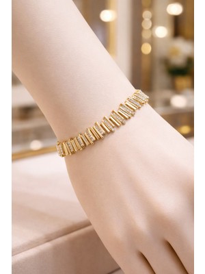 Xuping 14K Altın Kaplama Taşlı Bileklik