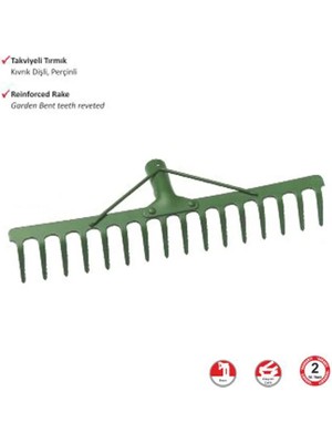 Tp Buğz Eco Lounge Sait Demirci Takviyeli Tırmık 18 Diş