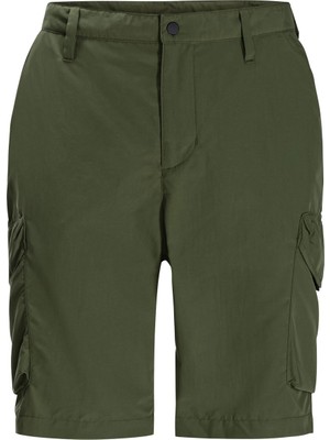 Jack Wolfskin Kalahari Cargo Erkek Yeşil Şort