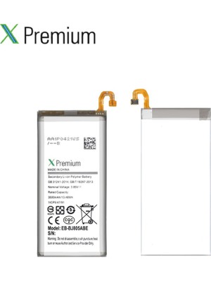 Tp Samsung J8 2018 SM-J810F Uyumlu Batarya Xpremium Pil Süper Yüksek Kalite 3500 Mah EB-BJ805ABE