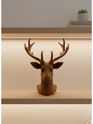 Tp Buğz Dekoratif Kahverengi Geyik Biblo Salon ve Raf Dekoru