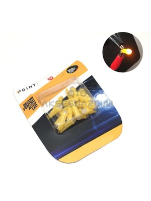 Calperia T5 Ampul Iç Gösterge Ledi Ultra Parlak 20'li Takım Turuncu