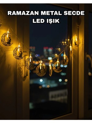 Tp Buğz Dekoratif Ramazan Ay Işığı Secde Eden Adam Figürlü