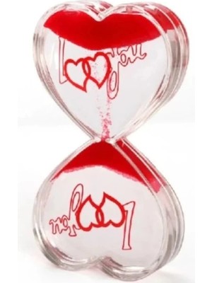 Tp Buğz Kalp Şeklinde Jel Kum Saati