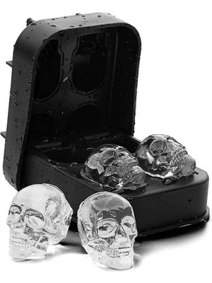 Tp Buğz Kuru Kafa Şekilli Silikon Buz Kalıbı