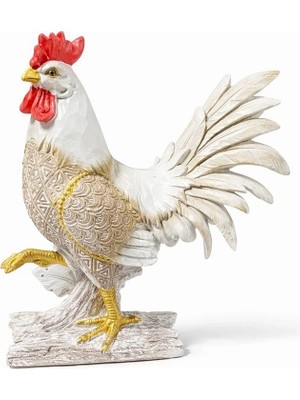 Mulvxkrg KRG02 Özel Tasarım Polyester Horoz Figürü AALK4361 (Mulvix)