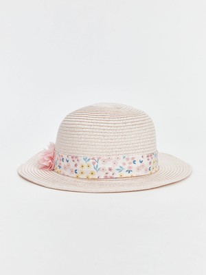Lc Waikiki Yeni Sezon Çiçekli Kız Bebek Hasır Şapka