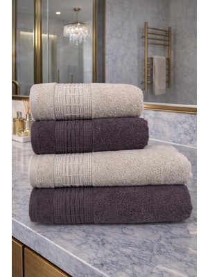 Lüks Pamuk  Banyo Havlusu & Hamam Seti – Ultra Yumuşak & Süper Emici Havlu Takımı