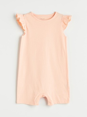 Lc Waikiki Yeni Sezon Bisiklet Yaka Basic Kız Bebek Tulum