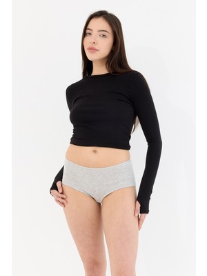 Naphor Air Gri Boyshort Külot