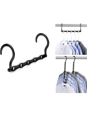 Normadia Çok Işlevli 5 Delikli Katlanabilir Askı Düzenleyici Organizer, Pratik Çözüm