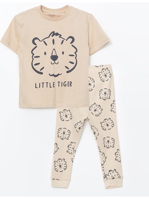 Lc Waikiki Yeni Sezon Bisiklet Yaka Erkek Bebek Pijama Takımı