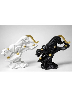 Mulvxkrg KRG02 Dekoratif Polyester Panter Figürü ALK4553 (Mulvix)