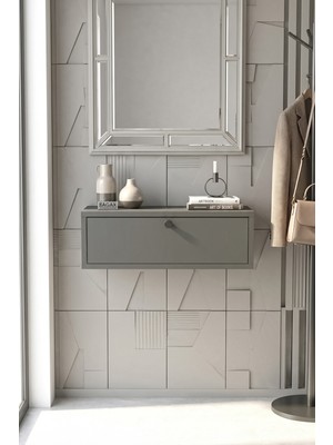 Normadia Modern 60 cm Tek Kapaklı Dekoratif Antre Dresuar, Şık ve Fonksiyonel Tasarım