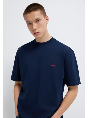 Mavi Mavi Baskılı Lacivert Tişört 0612216-70497