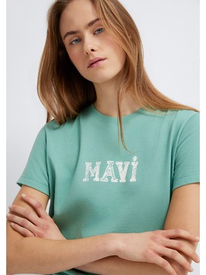 Mavi Mavi Baskılı Yeşil Tişört 1612232-71480