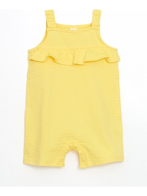 Lc Waikiki Yeni Sezon Fırfırlı Kız Bebek Penye Tulum