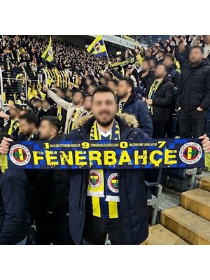 May Atkı Fenerbahçe Taraftar Atkısı / Türkün Kalbi Seninle Atar Mazinde Bir Tarih Yatar / Lisanslı Orjinal Ürün