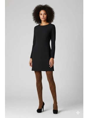 Giyim Daymod Leopar Kadın Külotlu Çorap