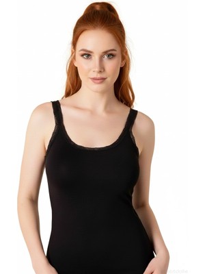 Giyim Şahinler Çift Askı Dantelli Atlet B615