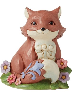 Astera Mini Tilki Obje 9 cm - Taş Reçine