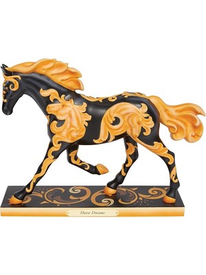 Astera Boyalı Midillilerin Izi - At Rüyaları Heykelciği, 18 Cm, Çok Renkli Reçine