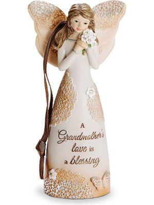 Astera Büyükanne Melek Figürü (Askılı) Reçine 12 cm