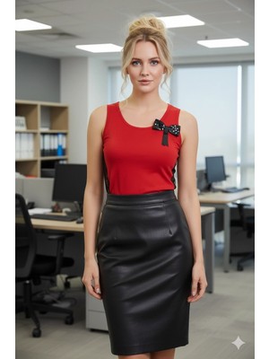 Giyim Şahinler Bayan Arkası Tüllü Atlet B343