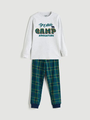 Lc Waikiki Yeni Sezon Bisiklet Yaka Erkek Çocuk Pijama Takımı