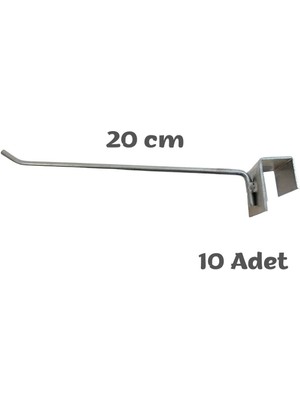 Normadia 10'lu Metal Takma Tel Askılık Seti, Elbise ve Ürün Asmak Için Uygun