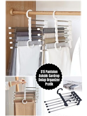 Normadia Katlanabilir Pantolon Rafı, Şık ve Işlevsel Depolama Çözümü