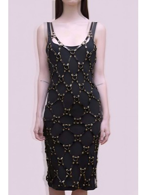 Giyim Deri Elbise - BRF435