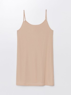 Lc Waikiki Yeni Sezon Kadın U Yaka Askılı Düz Jüpon