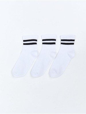 Lc Waikiki Yeni Sezon Çizgili Erkek Çocuk Soket Çorap 3'lü