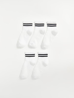Lc Waikiki Yeni Sezon Çizgili Erkek Çocuk Soket Çorap 5'li